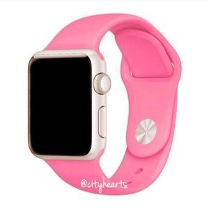 NEW Strawberry Pink Apple Watch Sport Band